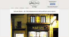 Desktop Screenshot of martiniabbigliamento.com